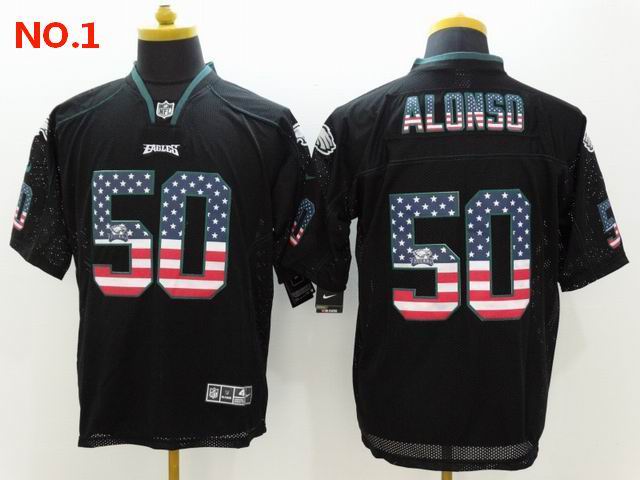 Men's Philadelphia Eagles #50 Kiko Alonso Jerseys-50